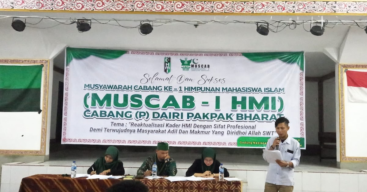 HMI pemkot agung Gelar Musyawarah Cabang